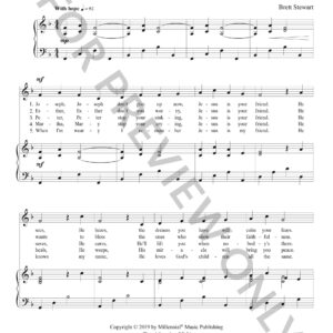 Alternative view of Jesus Is My Friend